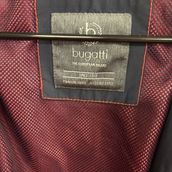 BUGATTI MEN WIND BREAKER FALL JACKET ZIPPER CLOSURE SIX POCKETS - Picture 5 of 8